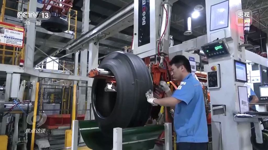 央视《焦点访谈》聚焦芒果体育轮胎数字化